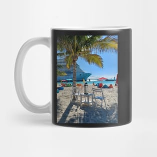 MSC Seashore docked at Ocean Cay, Bahamas Mug